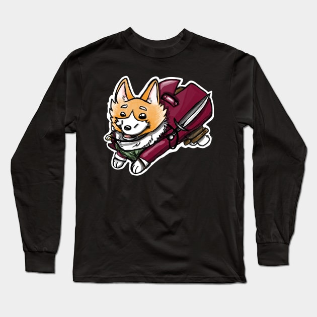 Corgi Baggins Long Sleeve T-Shirt by Bat13SJx